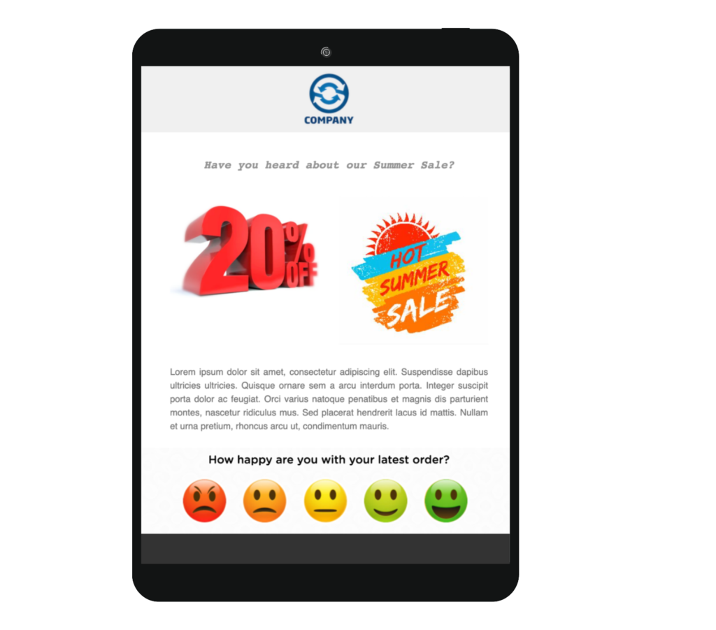 company summer sale